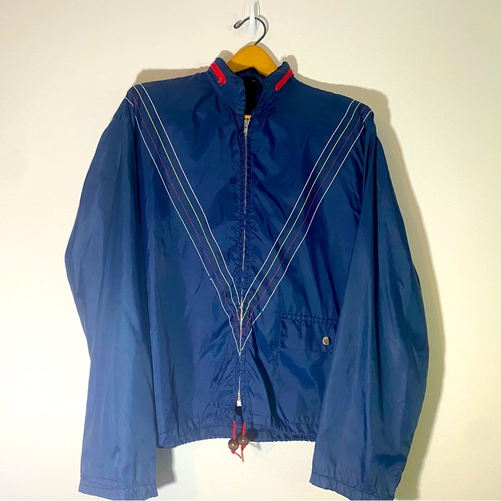 Vintage 50s/60s Nortex Advertised in Life Anorak Windbreaker Jacket Navy XL
